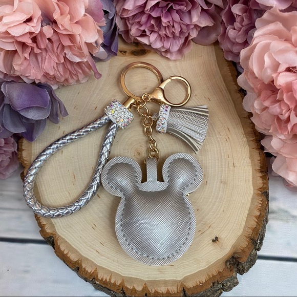 Accessories | Crystal Mickey Mouse Keychain With Tassel Cord | Poshmark